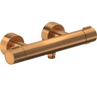 Duravit robinetterie thermostatique, thermostat de douche apparent, rond, 1 consommateur, TH4220000004, Couleur: bronze brossé