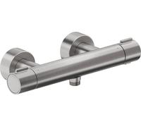 Duravit - Mitigeur thermostatique de douche, inox brossé TH4220000070