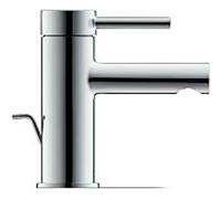 Duravit S FreshStart Circle mitigeur lavabo CE1011001010 avec tirant garniture de vidange , projection 100mm, chromé brillant