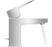 Duravit Manhattan Mitigeur monocommandé pour lavabo, saillie 95 mm, avec garniture découlement, MH1010001010, Couleur: Chrome brillant