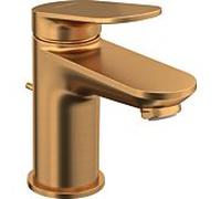 Duravit S Wave mitigeur lavabo WA1010001004 projection 95mm, avec tirant garniture de vidange , bronze brossé