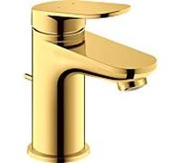 Duravit S Wave mitigeur lavabo WA1010001034 projection 95mm, avec tirant garniture de vidange , or poli
