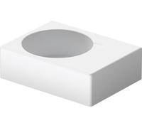 Duravit Scola lavabo, 615x460mm, avec trop-plein, 1 trou de robinetterie percé, position du bassin à gauche, 0684600011