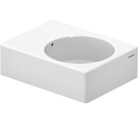 Duravit Scola lavabo, 615x460mm, avec trop-plein, 1 trou de robinetterie prépercé, position du bassin à droite, 0685600000, Couleur: Blanc
