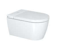 Duravit Toilette lavante suspendue SensoWash Starck F Pro blanc sans collerette HygieneGlaze