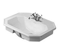 Duravit Series 1930 lavabo sur meuble 0476580000 1 trou pour robinetterie, montage par le haut, blanc