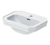 Duravit série 1930 lave-mains 0785500000 avec trop-plein et trou pour robinetterie, blanc