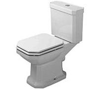 Combinaison WC sur pied Duravit 1930, sortie horizontale, blanc, 0227090000, Couleur: Blanc