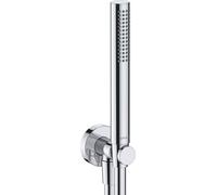 Duravit - Set de pommeau de douche, coude/support et flexible, chrome UV0762002010
