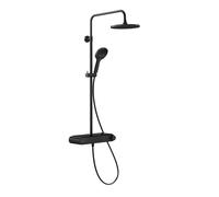 Duravit Shower Systems système de douche Shelf 1050 thermostat de douche, 2 consommateurs, noir mat, TH4380008046