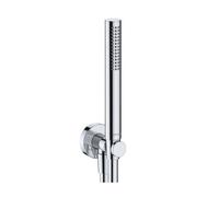 Duravit - Set de pommeau de douche, coude/support et flexible, chrome UV0762002010