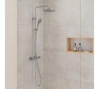 Duravit Shower Systems Colonne de douche en applique avec mitigeur thermostatique, TH4280008010,