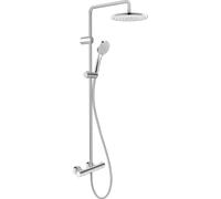 Duravit Shower Systems système de douche 1000, Minusflow, 2 consommateurs, TH4282008010, Couleur: chrome