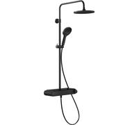 Duravit Shower Systems système de douche Shelf 1050 thermostat de douche, 2 consommateurs, noir mat, TH4380008046