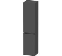Duravit Sivida Armoire haute, poignée noire diamant mat, charnières à droite, 2 portes, 400x374x1440mm, SV1370RBD490000, Couleur: Graphite mat