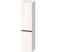 Duravit Sivida Armoire haute, poignée noire diamant mat, charnières à droite, 2 portes, 400x374x1440mm, SV1370RBD220000, Couleur: Blanc brillant