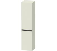 Duravit Sivida Armoire haute, poignée noire diamant mat, charnières à droite, 2 portes, 400x374x1440mm, SV1370RBDHH0000, Couleur: Vert pâle mat