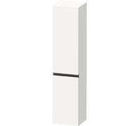 Duravit Sivida Armoire haute, poignée noire diamantée mat, charnières à gauche, 2 portes, 400x374x1440mm, SV1370LBD180000, Couleur: Blanc Mat