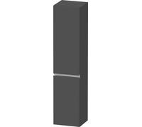 Duravit Sivida armoire haute, poignée profilée chromée, charnières à droite, 2 portes, 400x374x1440mm, SV1370R10490000, Couleur: Graphite mat