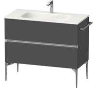 Duravit Sivida bâti-support pour lavabo, 2 tiroirs, poignée profilée chromée, 1010x477x592mm, pour Sivida, SV4652010490000