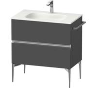 Duravit Sivida bâti-support pour lavabo, 2 tiroirs, poignée profilée chromée, 810x477x592mm, pour Sivida, SV4651010490000
