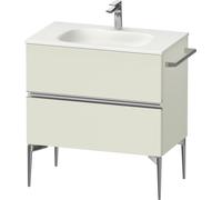 Duravit Sivida bâti-support pour lavabo, 2 tiroirs, poignée profilée chromée, 810x477x592mm, pour Sivida, SV4651010HH0000