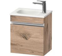 Duravit Sivida bâti-support pour lavabo, charnières à droite, poignée profilée chromée, 400x295x440mm, pour Sivida, SV4649R10550000