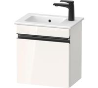 Duravit Sivida bâti-support pour lavabo, charnières à gauche, poignée encastrée noir diamant mat, 400x287x443mm, pour ME by Starck, SV4642LBD220000