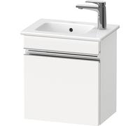 Duravit Sivida bâti-support pour lavabo, charnières à gauche, poignée profilée chromée, 400x287x443mm, pour ME by Starck, SV4642L10180000
