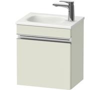 Duravit Sivida bâti-support pour lavabo, charnières à gauche, poignée profilée chromée, 400x295x440mm, pour Sivida, SV4649L10HH0000, Couleur: Vert pâle mat