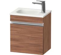 Duravit Sivida bâti-support pour lavabo, charnières à gauche, poignée profilée chromée, 400x295x440mm, pour Sivida, SV4649L10790000