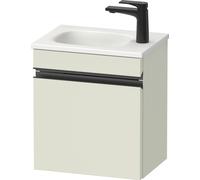 Duravit Sivida bâti-support pour lavabo, charnières à gauche, poignée profilée noir diamant mat, 400x295x440mm, pour Sivida, SV4649LBDHH0000