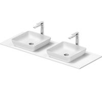 Duravit Sivida double lavabo Set carré in onsole 1350x500x123mm, 2680213200
