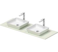 Duravit Sivida double lavabo Set carré in onsole 1350x500x123mm, 268021FH00