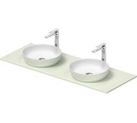 Duravit Sivida double lavabo Set rond in onsole 1350x500x123mm, 268016FH00