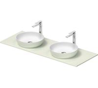 Duravit Sivida double lavabo Set rond in onsole 1350x500x123mm, 268016FH00