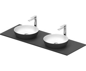 Duravit Sivida double lavabo Set rond in onsole 1350x500x123mm, 268016FI00