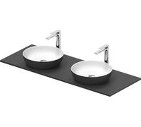 Duravit Sivida double lavabo Set rond in onsole 1350x500x123mm, 268016FI00