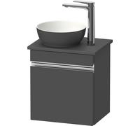 Duravit Sivida Meuble sous-lavabo sur console, charnières à gauche, poignée profilée chromée, 400x325x440mm, SV4656L10490000