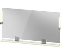 Duravit Sivida miroir, chrome, 1330x36x650mm, éclairage à poser, interrupteur à détecteur, raccordement au réseau, SV7425010HH0000, Couleur: Vert pâle mat