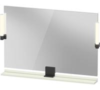 Duravit Sivida miroir, noir diamant mat, 1050x36x650mm, éclairage à poser, interrupteur à détecteur, raccordement au réseau, SV74230BDHH0000, Couleur: Vert pâle mat