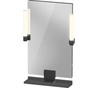 Duravit Duravit Miroir LED 9 W Sivida 45x65x3,6 cm, gris, gauche, allumé, style, GS Quantité:1