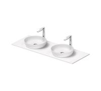 Duravit Sivida Plan de toilette avec deux vasque, 2680163200,