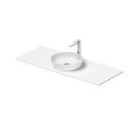 Set de lavabos Duravit Sivida rond avec console 1280x500x123mm, 2680153200