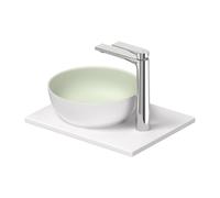 Set de lavabos Duravit Sivida rond avec console 410x330x123mm, 268022FG00
