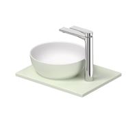 Set de lavabos Duravit Sivida rond avec console 410x330x123mm, 268022FH00