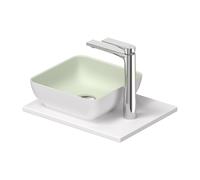 Duravit Sivida Set lavabos rectangulaires in onsole 410x330x123mm, 268023FG00