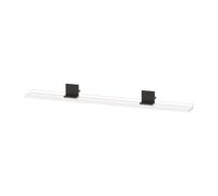 Tablette Duravit Sivida, support noir diamant mat, 1280x115x35mm, SV74350BD220000