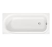 Duravit Soleil by Starck baignoire rectangulaire 700499000000000 160 x 70 x 46,9 cm, version à encastrer, avec dossier incliné, blanc
