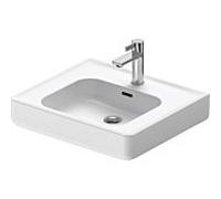 Duravit Soleil by Starck lavabo 2376550000 55 x 48 cm, blanc , avec trou pour robinetterie, trop-plein, rangée de trous pour robinetterie